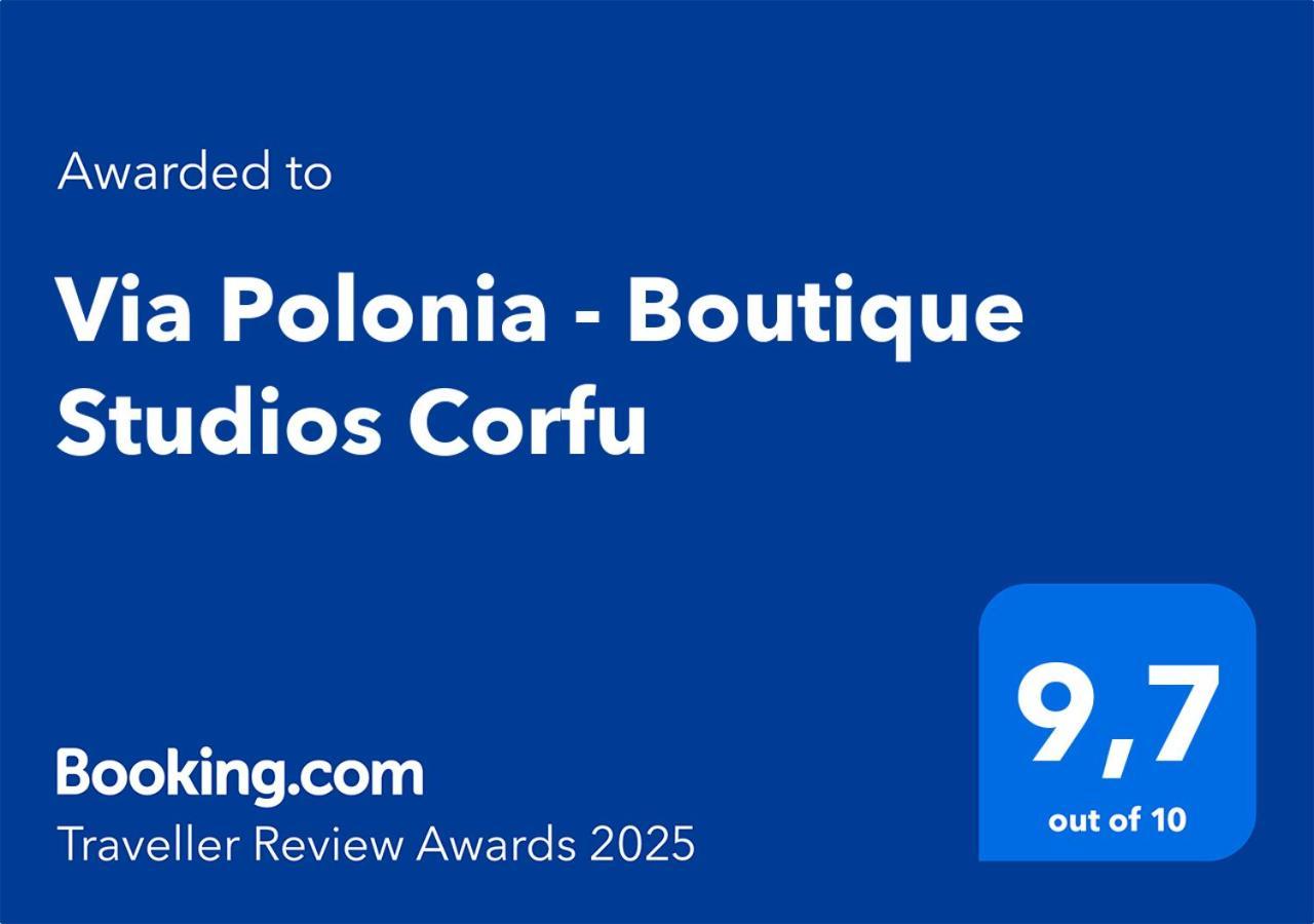 Via Polonia - Boutique Studios Corfu Agios Georgios  Exterior foto